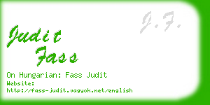 judit fass business card
